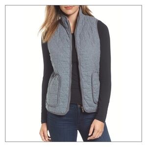 Quilted Grey Vest